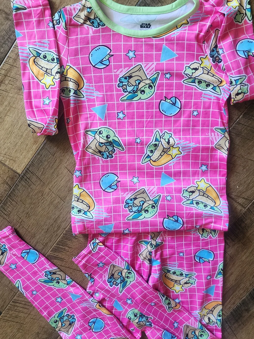 Star Wars Pink Grogu (Baby Yoda) Kids Pajama Set